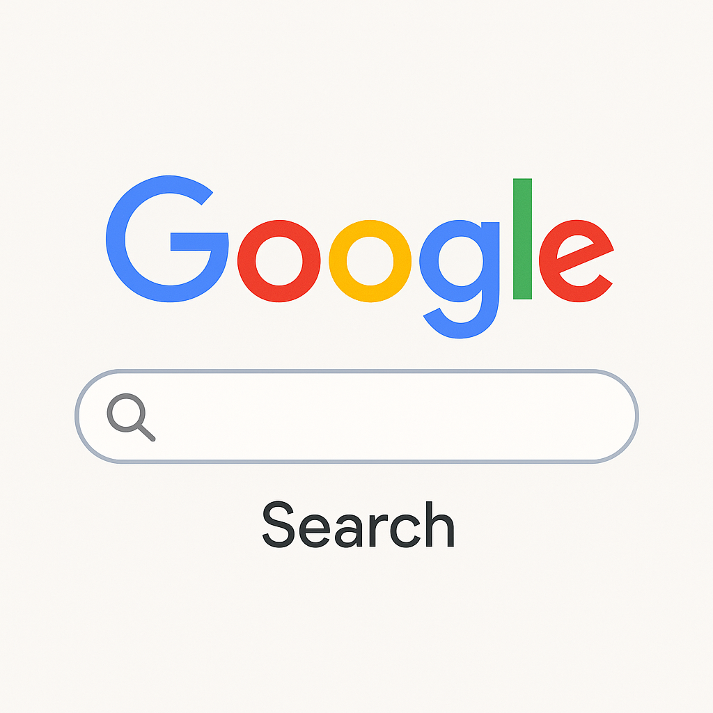 Google Search home page